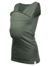 Lalabu Soothe Shirt Nursing Baby Wearing Pouch Top Shirt Green NEW NWT Medium Size undefined Photo 0