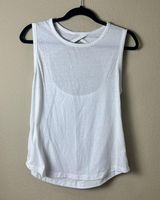 ANTHROPOLOGIE Twist Back White Tank Top Athletic Size Medium Photo 0