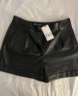 Leather Shorts NWT Photo 0