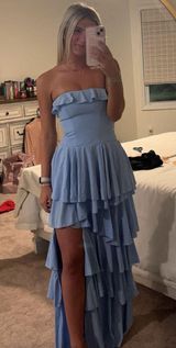 Oh Polly Blue Dress Prom Formal Photo 0