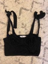 Adika Black Underwire Crop Top Photo 0