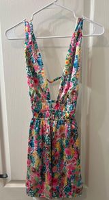 Beginning Boutique Floral Pink Dress Photo 0