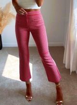 ZARA Gingham Flared Pant Photo 0