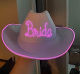 Bride Cowboy Hat Light Photo 0