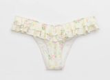 Aerie NWT size small  ruffle cheeky bikini bottom Photo 0
