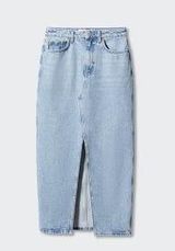 Mango Denim Maxi Skirt Photo 0