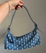 Blue Denim shoulder bag Photo 0