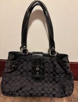 Black Coach Signature Soho Shoulder Bag Photo 0