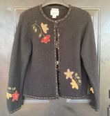 Christopher & Banks Hand Embroidered Cardigan Photo 0