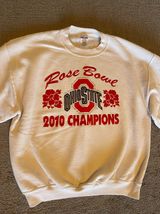 Ohio State Crewneck Sweatshirt White Size L Photo 0