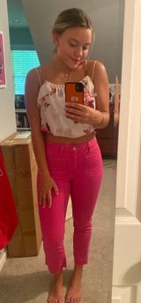 ZARA Pink Jeans Photo 0