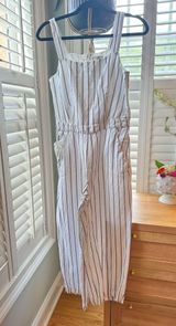 Loft  Striped Jumpsuit Photo 0