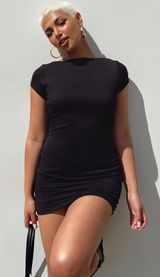 Princess Polly Black Mini Dress Photo 0