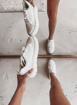 Platform Sneakers White Size 9 Photo 0