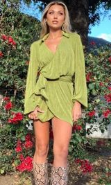 Princess Polly Green Dress Photo 0