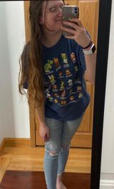 Nintendo Super Mario Bros character guide T-Shirt Photo 0