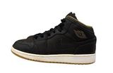 Nike Air Jordan 1 Shoes Black Leather High Top Shoes Size Women's Size 7.5 Photo 0