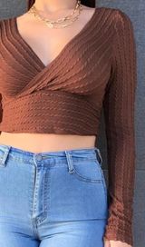 SheIn Knit Crop Top Photo 0