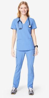 Figs Three Pocket Scrub Top Photo 0