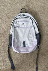Adidas Purple And Grey  Backpack Photo 0