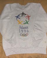 Vintage Olympics Crew Neck Atlanta 1996 Gray Size M Photo 0