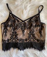 Lace Crop Top Size L Photo 0