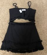 American Threads Black Two Piece Set Photo 0