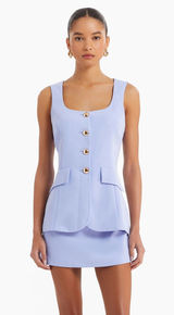 NWOT - Amanda Uprichard KYA ROMPER in purple blue color size smal Photo 0