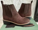 Kensie Klassen Faux Suede Ankle Boots Chelsea Women's size 6 Photo 0