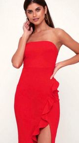 Lulus Strapless Dress Photo 0