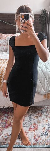 BCBGMAXAZRIA Black Mini Dress  Photo 0