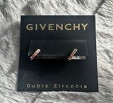 Givenchy  Pavé Small Huggie Hoop Earrings, .4" New w/Tag Photo 0