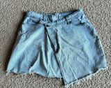 Asymmetrical Jean Skirt Photo 0