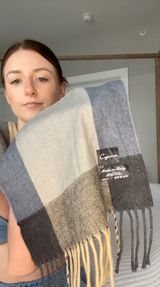 Cejon Made In Italy Plaid Scarf Photo 0