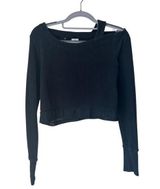 Gymshark Black Long Sleeve Workout Top - Medium Photo 0