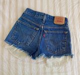 Levi’s Medium Wash Denim Levi 550 Cut Off Shorts Photo 0