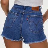 Levi’s Brand New Ribcage Charleston Chill Shorts Photo 0