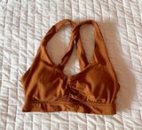 OFFLINE Brown Ruched Front Sports Bra Size XS Photo 0