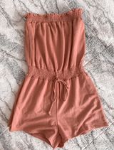 strapless romper Pink Photo 0