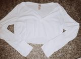 White Crop Top Photo 0