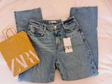 ZARA NWT Straight Fit High Rise  Jeans Photo 0