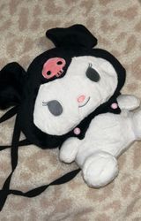 Hello Kitty Backpack Plushie Kuromi Photo 0