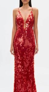 The Red sapphire Sequin maxi dress  Photo 0