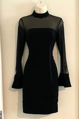 Oleg Cassini Vintage 1970 Black Tie  evening dress. Sz 6 Photo 0
