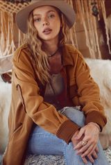 Soft Brushed Oversized Jacket  Photo 0