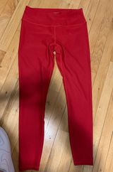 Red Leggings Size M Photo 0