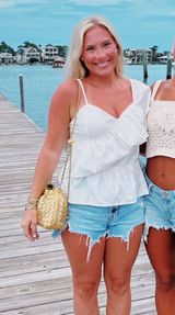 Romwe one shoulder ruffle top  Photo 0