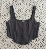 Grey Corset Top Photo 0