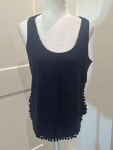 NWT Lilly Pulitzer Navy McKee Top Sz M Photo 0