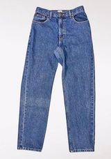 VTG L.L. Bean Original Fit High Rise Denim Jeans Straight Leg Size 8 Photo 0